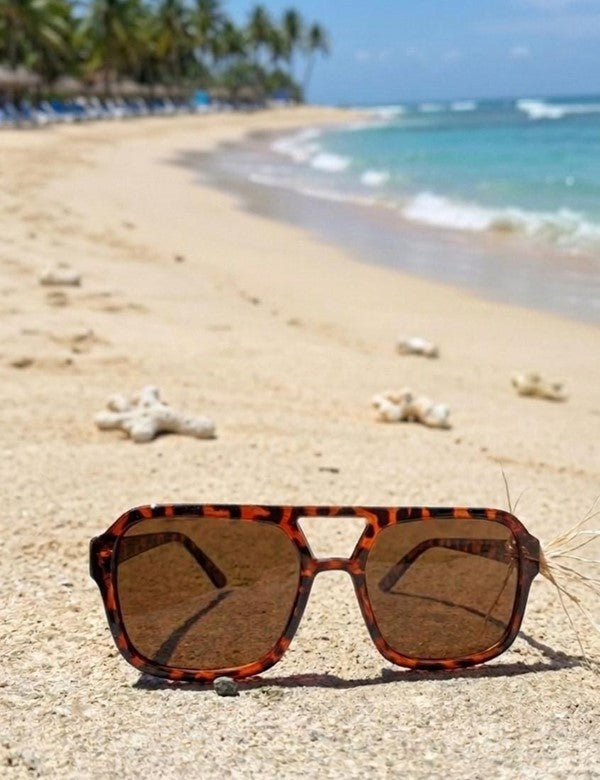 Gafa Aviador Marco Print Lente Negro