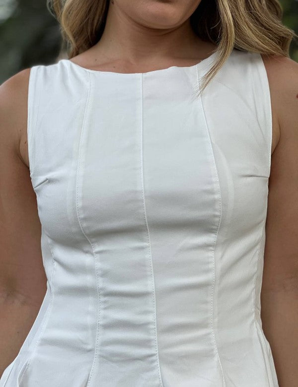 Vestido  Leonor  Blanco