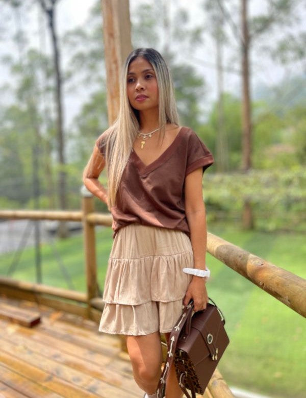 Falda Enit Camel