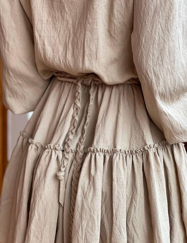 Vestido Helena Beige