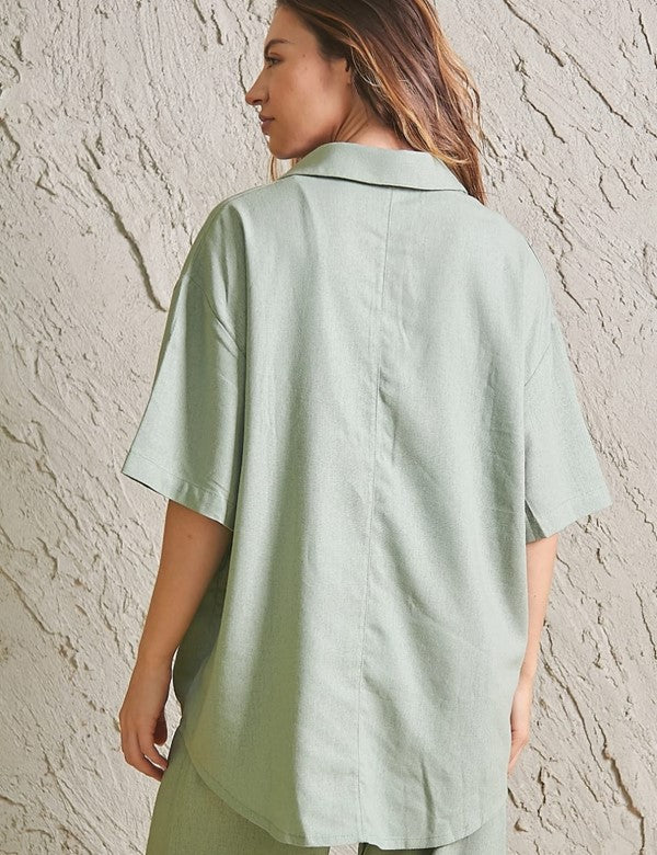 Camisón Orilla  verde oliva