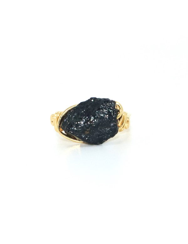 Anillo Turmalina Negra