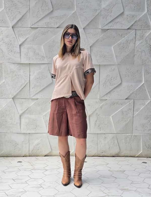 Camiseta Atelier Aplique