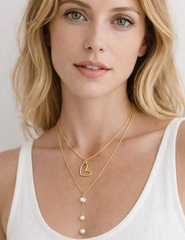 Collar Amor perlas Marfil