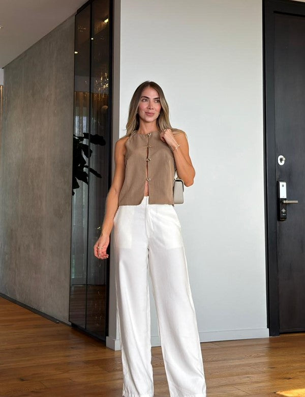 PANTALON MOSCU BLANCO