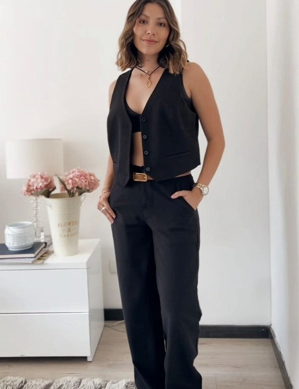 Pantalón Moscu Negro