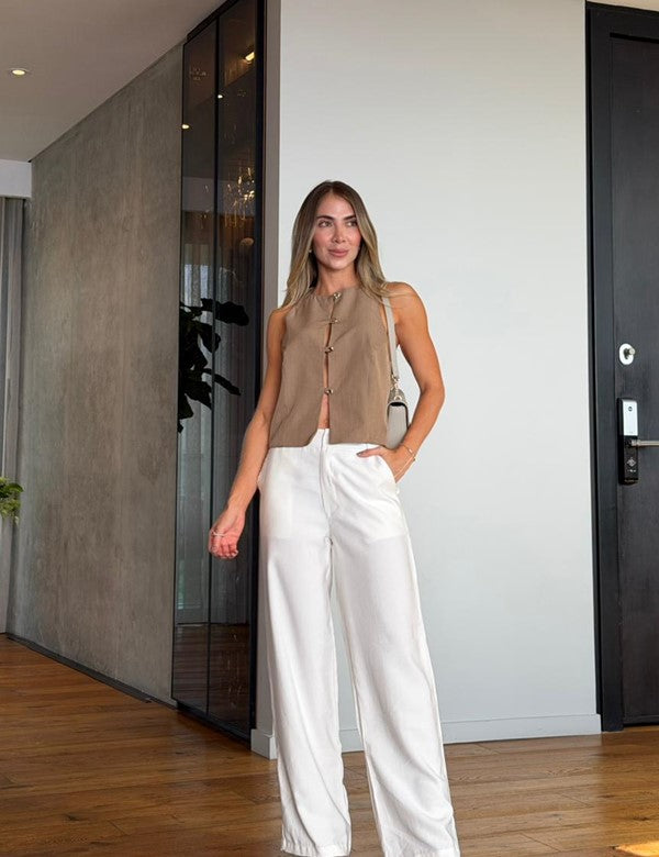 PANTALON MOSCU BLANCO