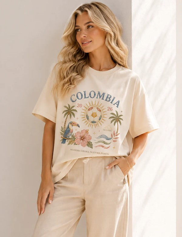 T Shirt Alma Colombiana Blanco