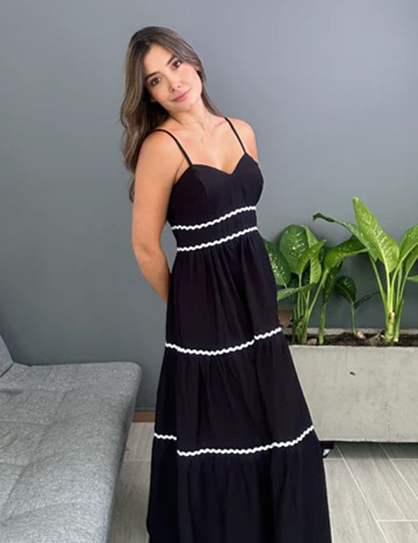 Vestido de Tiras Laia Negro