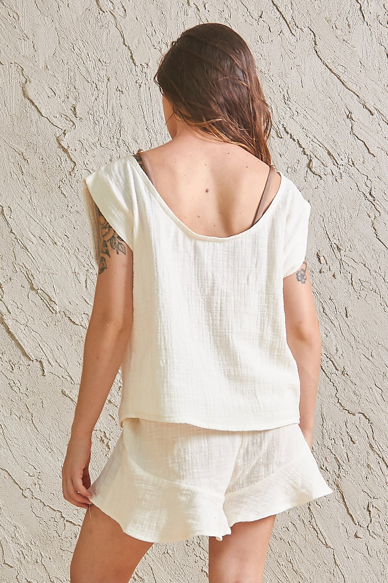 Blusa Calma Crudo