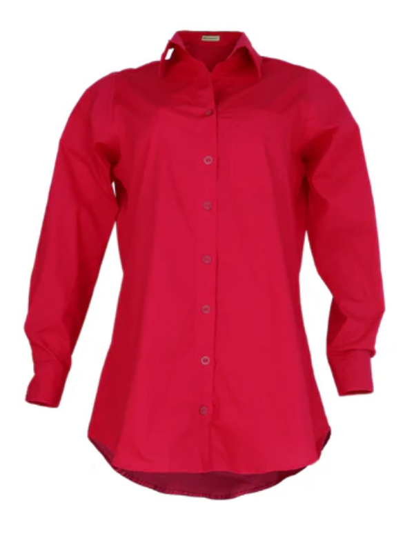 Camisa  Popelina Strech Fucsia
