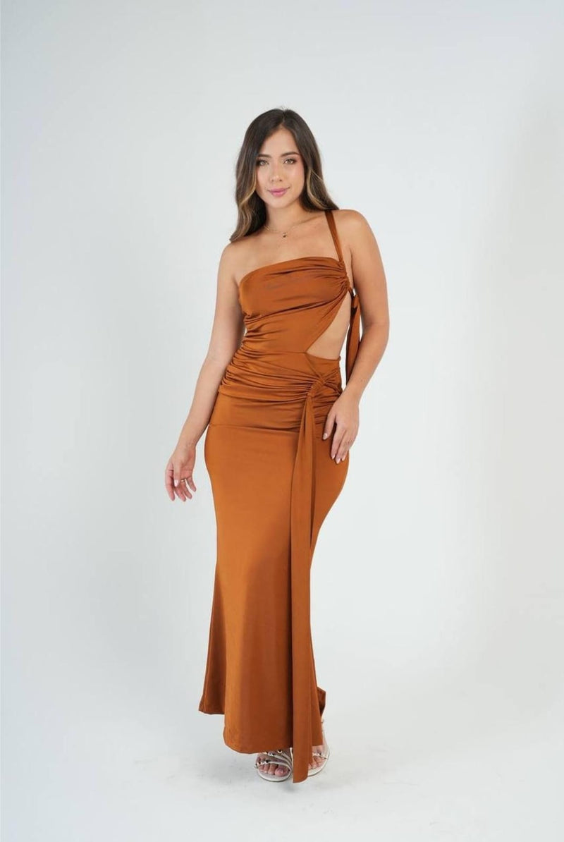Vestido Luciana Cafe