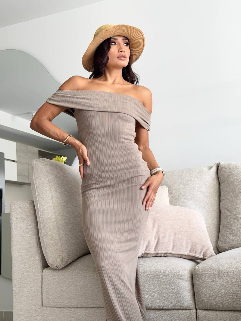 Vestido Merlot Cafe