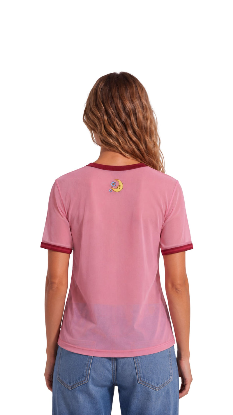Mesh Shirt  Amor Rosado