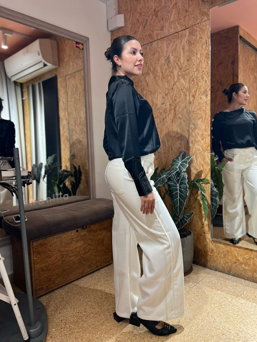PANTALON DEPORTIVO LUREX BLANCO