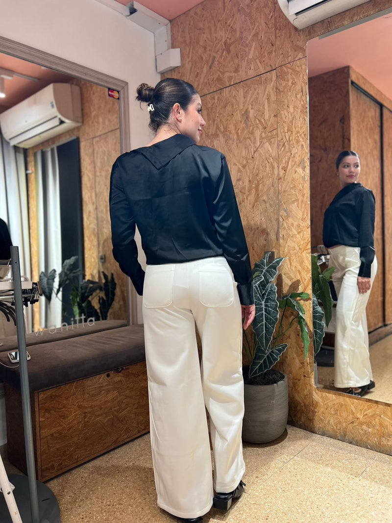 PANTALON DEPORTIVO LUREX BLANCO