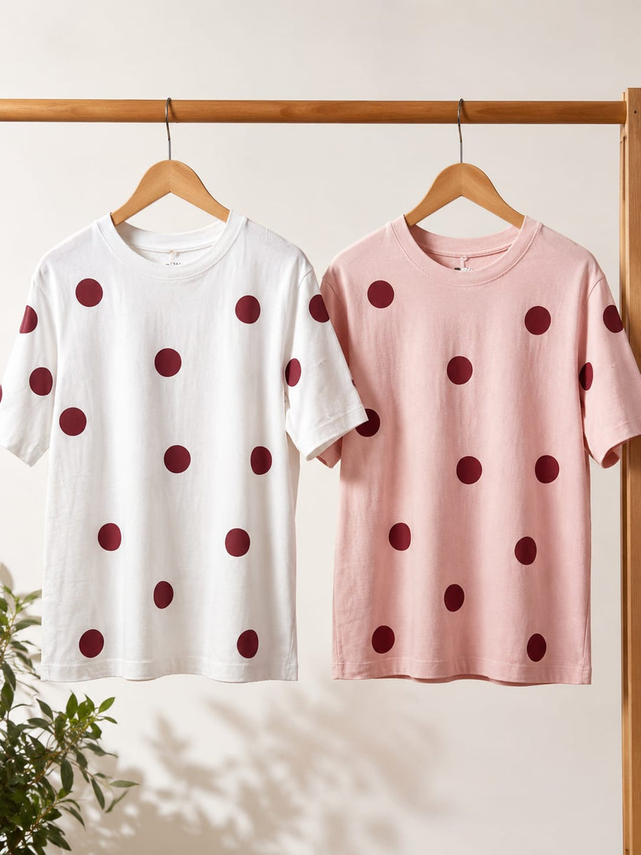 POLKA DOTS WHITE