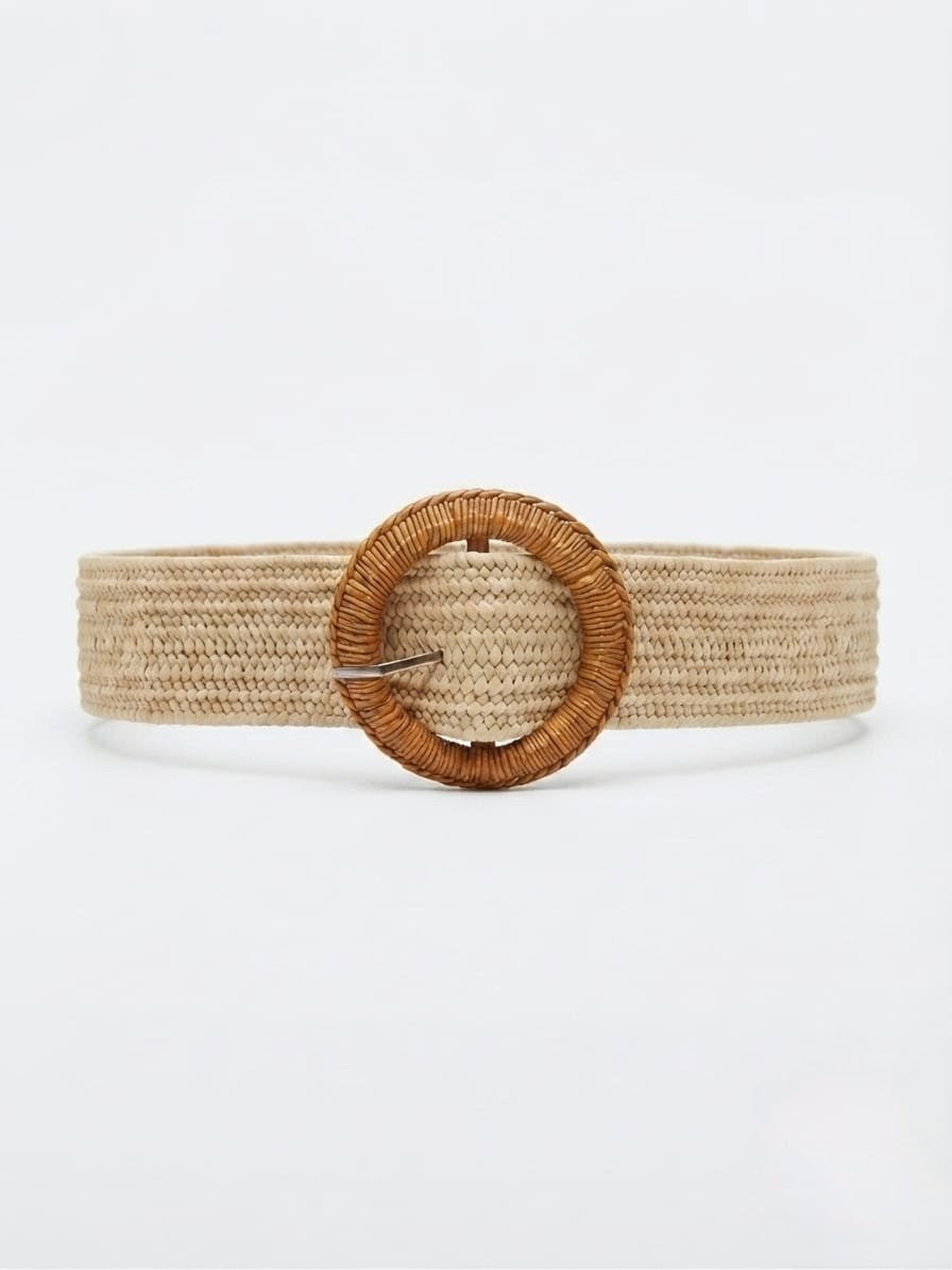 Cinturon Yute Beige
